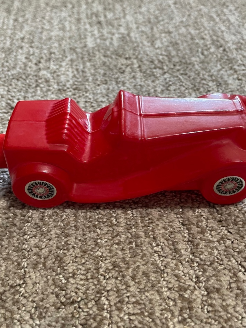Vintage Avon 1936 MG Wild Country After Shave Car Bottle Red Collectible 5 oz‎